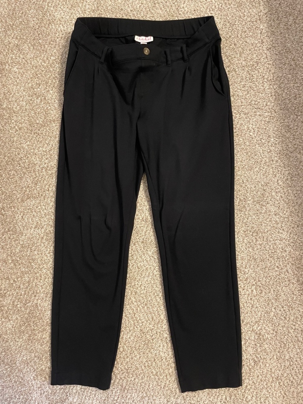 Ingrid and Isabel Elastic Waist Maternity Pants